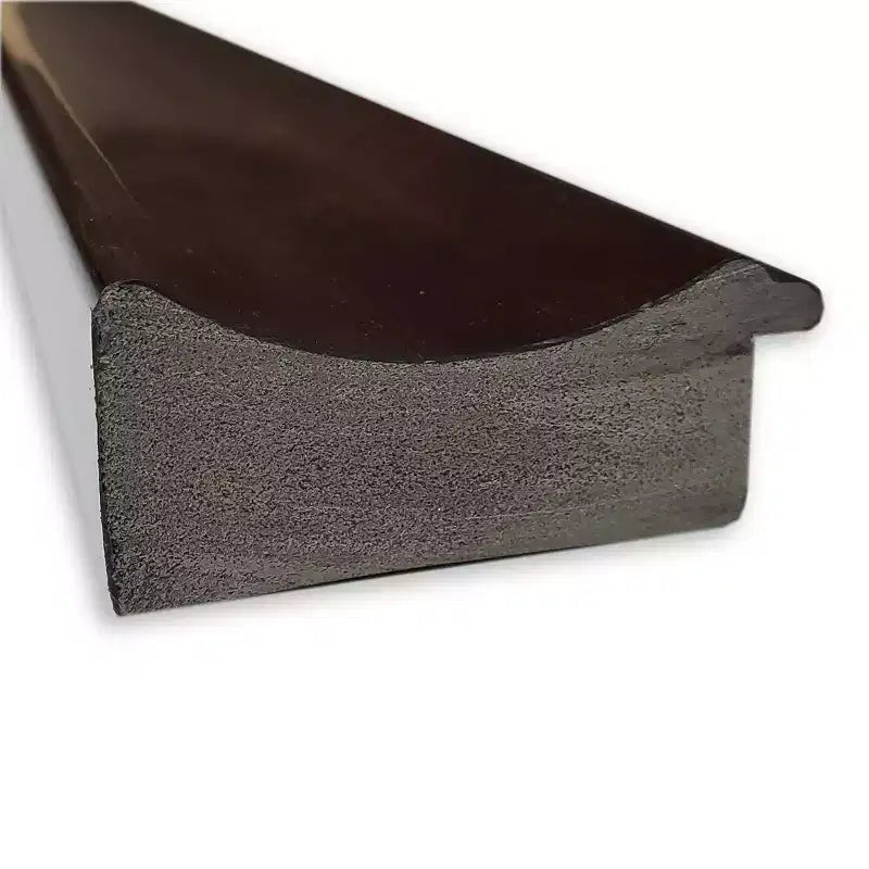 29" x 65" Non-Beveled Coffee Bean Brown Full Length Floor Leaner Mirror - Amanti Art