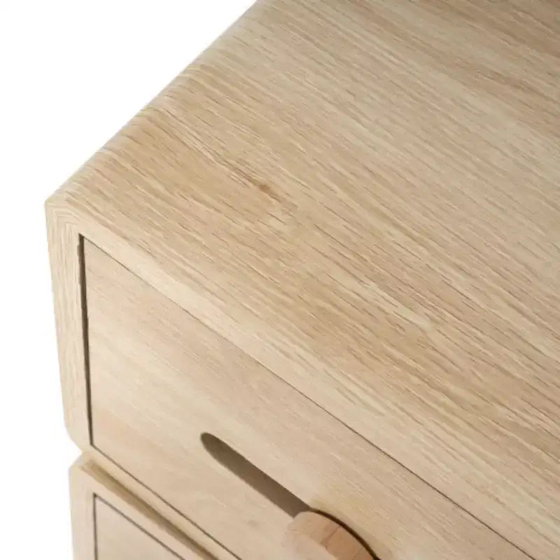 Creative Rotatable Robot Nightstand, Bedside Table with Drawer and Glass Door Cabinet, Modern Side Table for Bedroom or Living Room - Panipeachy