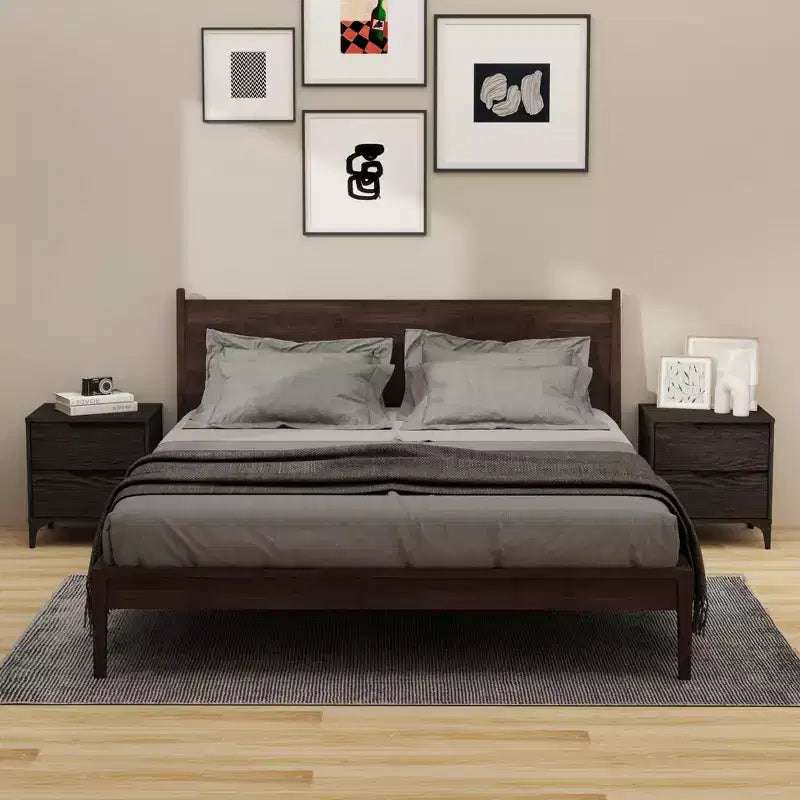 Galano Modern 2-Drawer Nightstand 18.9 W 15.7 D 20.3 H