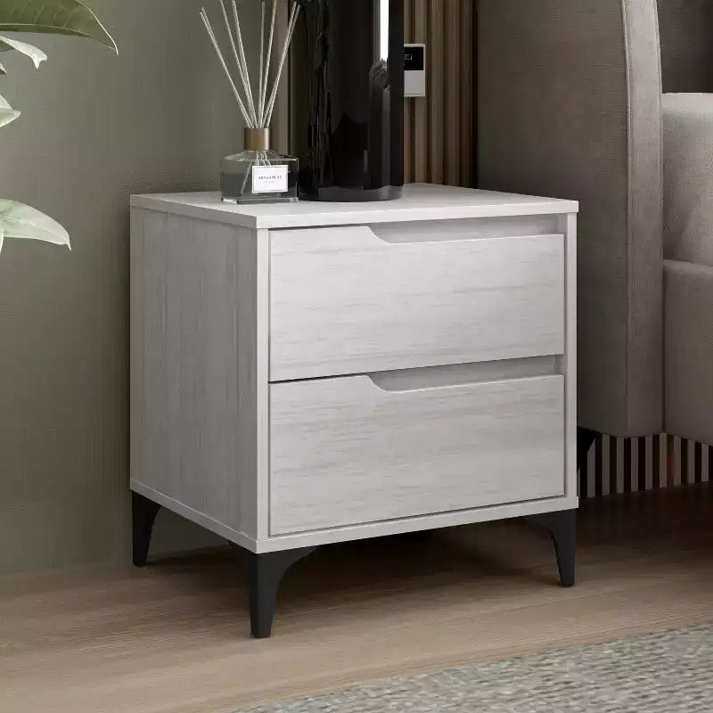 Galano Modern 2-Drawer Nightstand 18.9 W 15.7 D 20.3 H