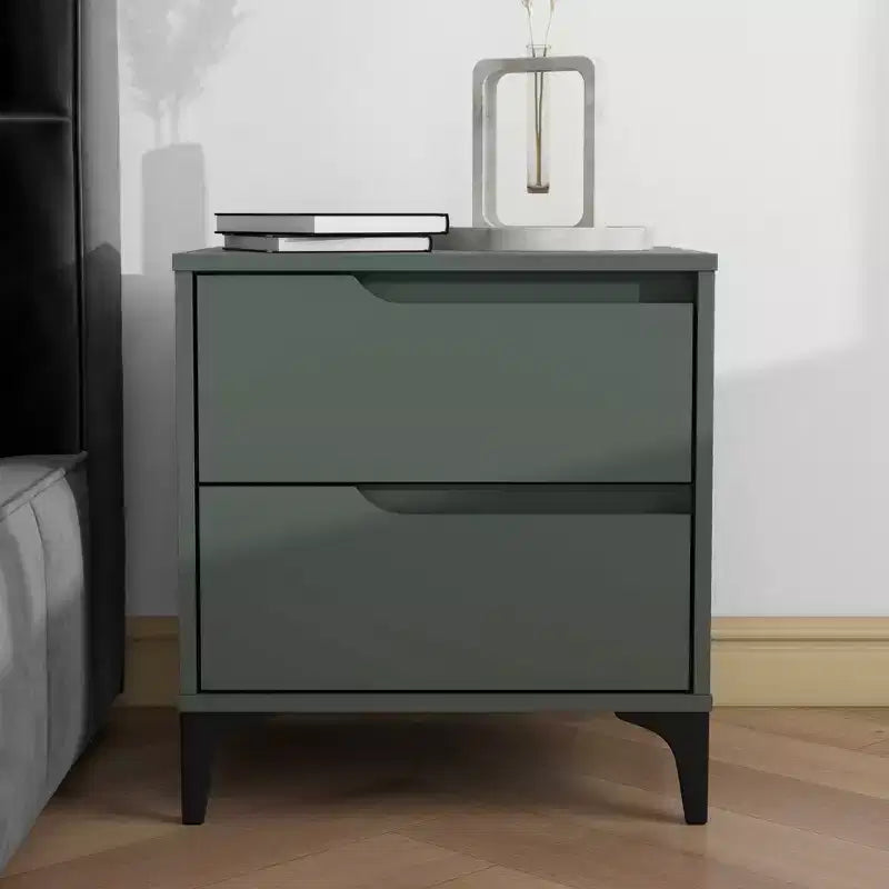 Galano Modern 2-Drawer Nightstand 18.9 W 15.7 D 20.3 H