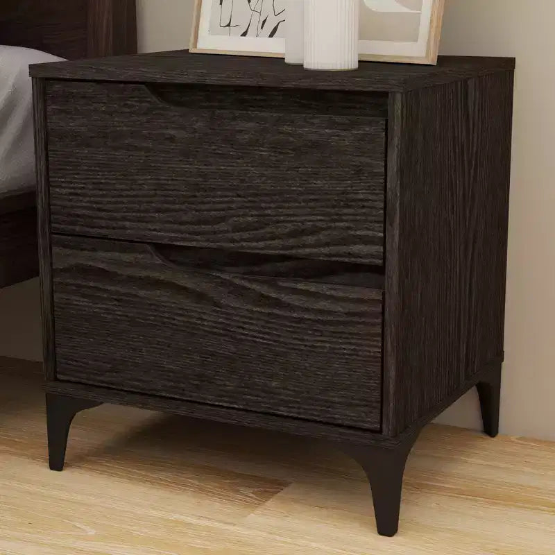 Galano Modern 2-Drawer Nightstand 18.9 W 15.7 D 20.3 H