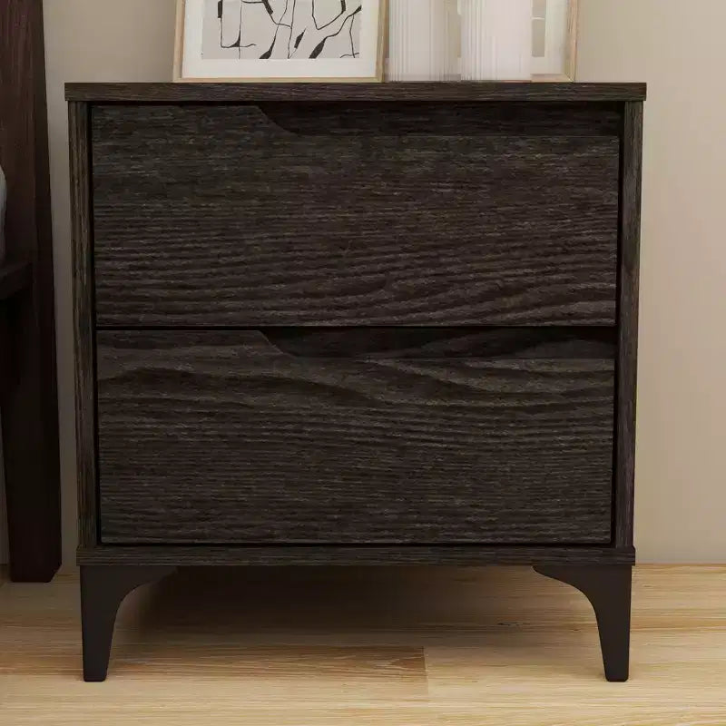 Galano Modern 2-Drawer Nightstand 18.9 W 15.7 D 20.3 H