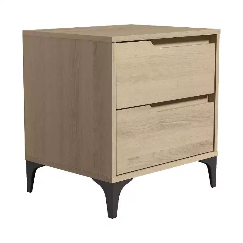 Galano Modern 2-Drawer Nightstand 18.9 W 15.7 D 20.3 H