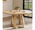 Dining Table for 4-6 People, Kitchen Table, Round Dining Room Table for Kitchen, 47 Inch Round Table for Dining Room
