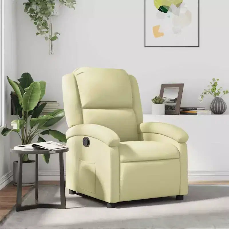 vidaXL Massage Recliner Chair Wingback Furniture Theater Cinema Faux Leather