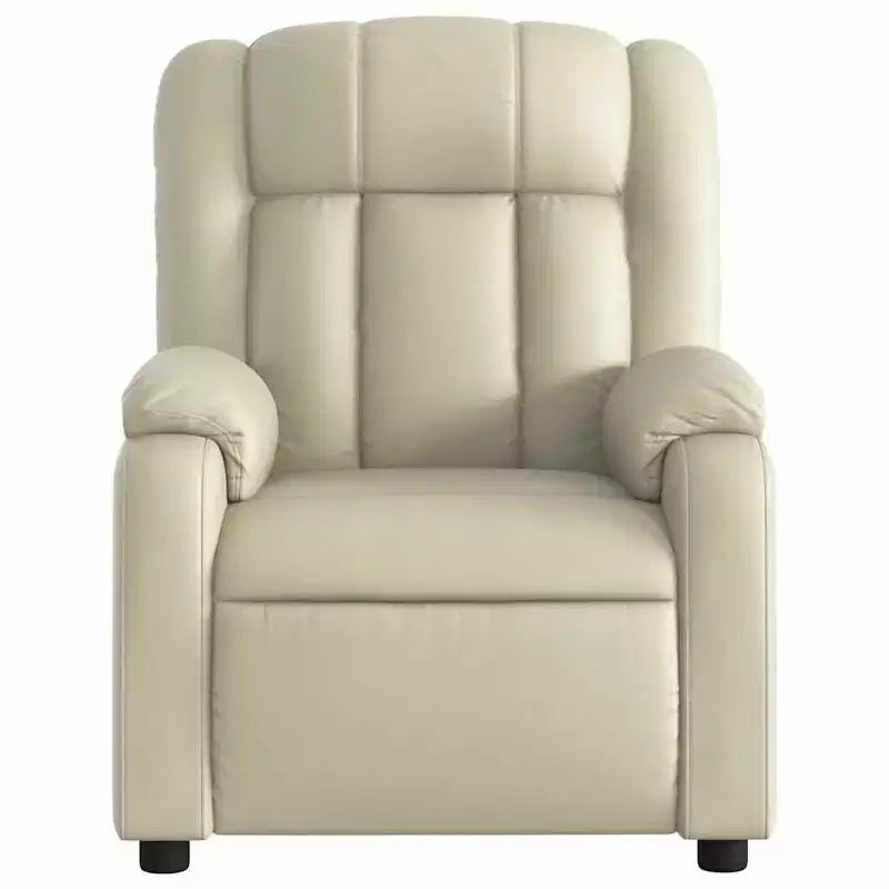 vidaXL Massage Recliner Chair Wingback Furniture Theater Cinema Faux Leather