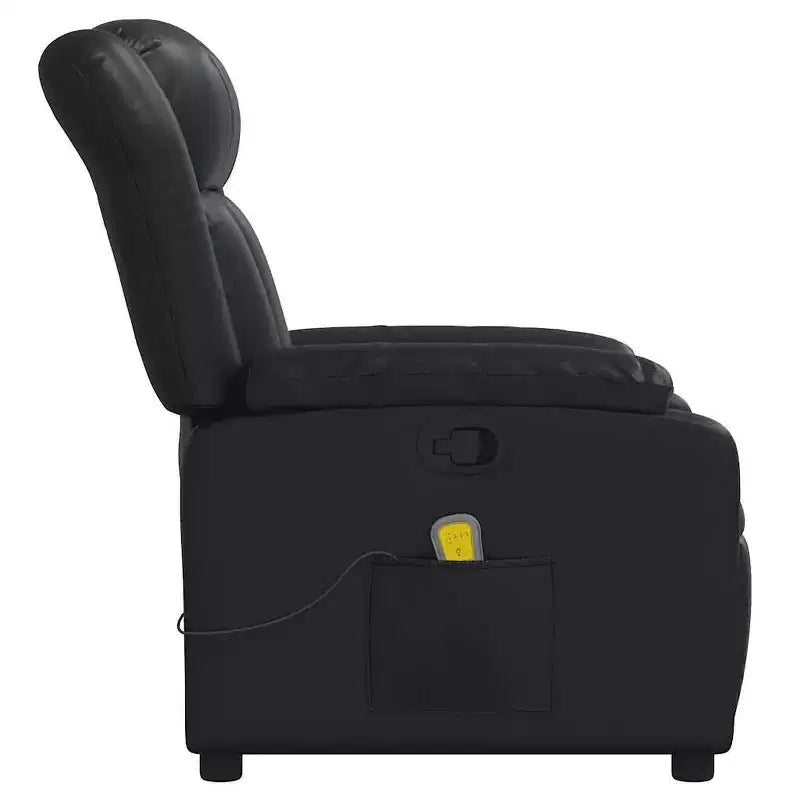 vidaXL Massage Recliner Chair Wingback Furniture Theater Cinema Faux Leather