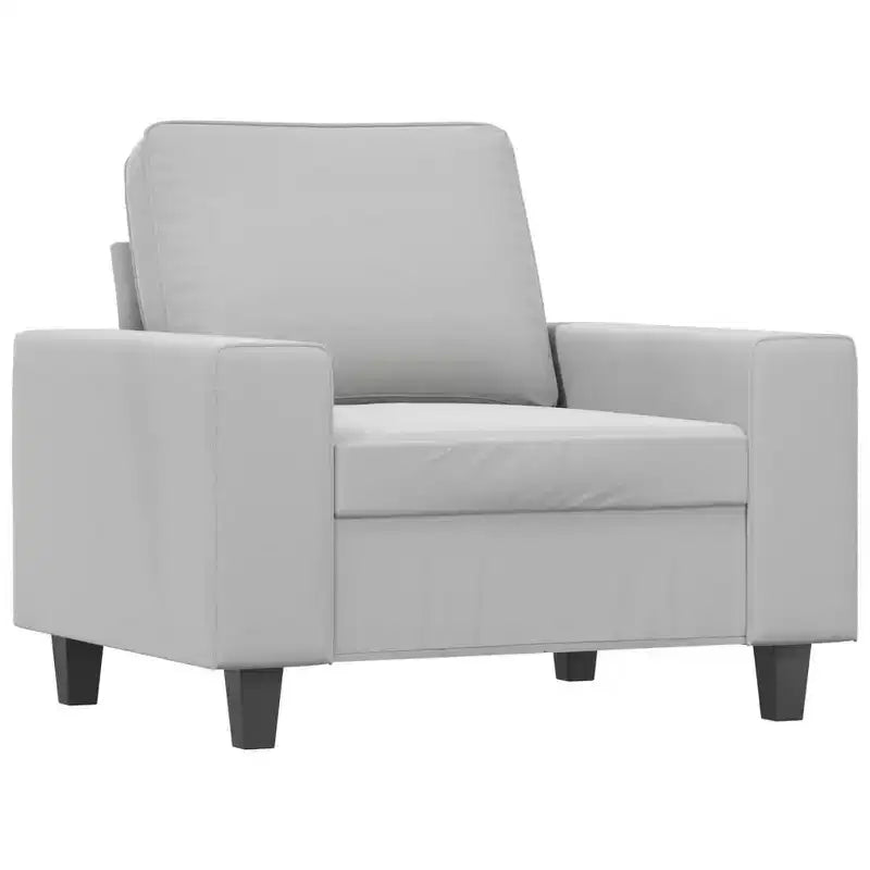 vidaXL Sofa Chair Accent Upholstered Chair for Living Room Microfiber Fabric