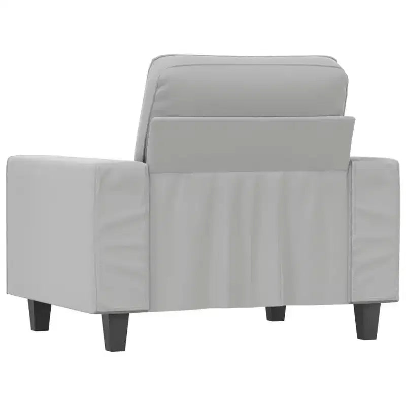 vidaXL Sofa Chair Accent Upholstered Chair for Living Room Microfiber Fabric