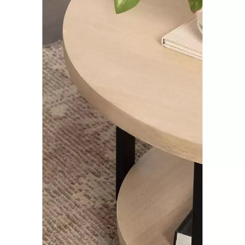 Kate and Laurel Hendricks Coffee Table, 30x30x19, Natural