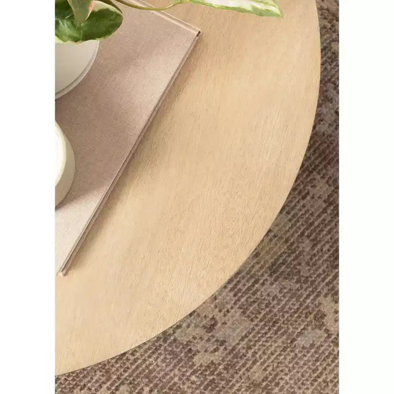 Kate and Laurel Hendricks Coffee Table, 30x30x19, Natural