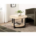 Kate and Laurel Hendricks Coffee Table, 30x30x19, Natural