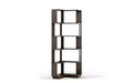 TUYOHW 6-Tier L-Shaped Wood Corner Bookshelves,Freestanding Shelving Units with Anti-tipping Device,Open Bookcases for Living Room,Office