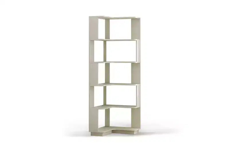 TUYOHW 6-Tier L-Shaped Wood Corner Bookshelves,Freestanding Shelving Units with Anti-tipping Device,Open Bookcases for Living Room,Office