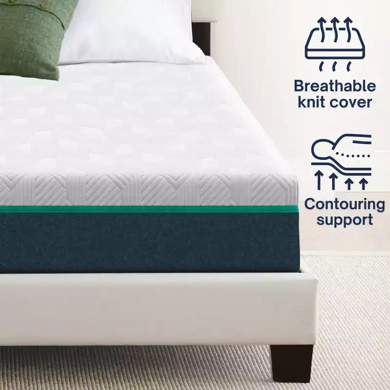 Boyd Sleep 10 Cooling Air Flow Gel Memory Foam Mattress, Firm - Certipur-US Certified