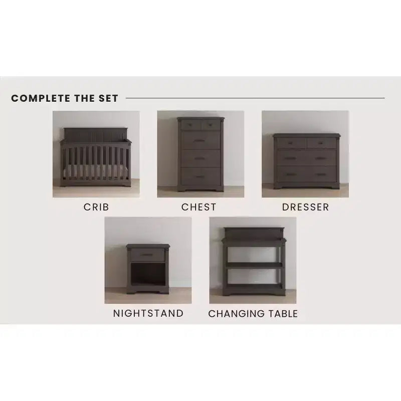 Child Craft Redmond 3 Drawer Dresser for Nursery or Bedroom, Plenty of Storage, Anti-Tip Kit Included to Prevent Tipping, Non-Toxic, Baby Safe Finish