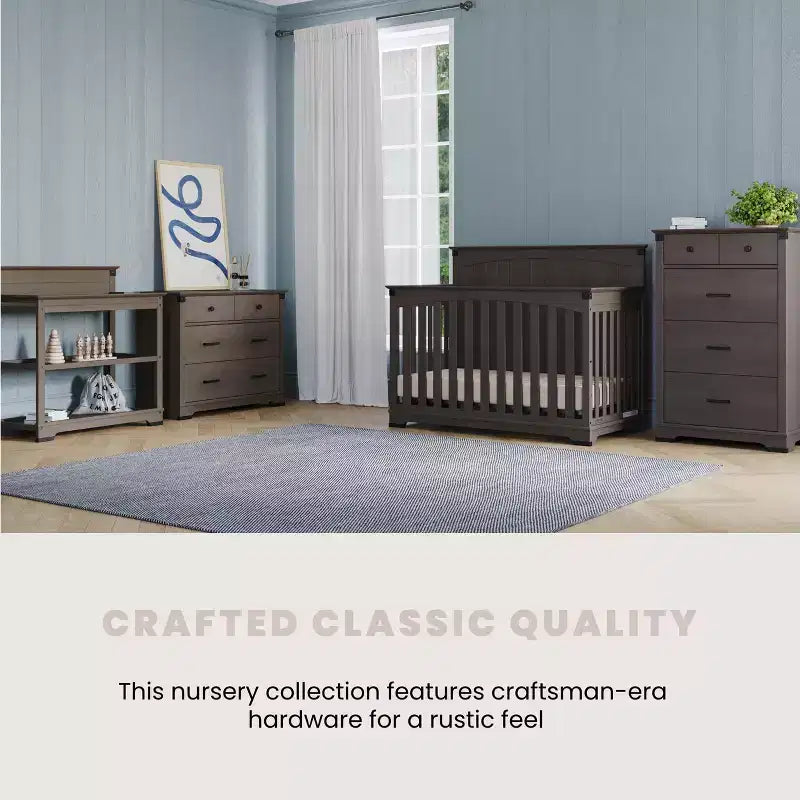 Child Craft Redmond 3 Drawer Dresser for Nursery or Bedroom, Plenty of Storage, Anti-Tip Kit Included to Prevent Tipping, Non-Toxic, Baby Safe Finish