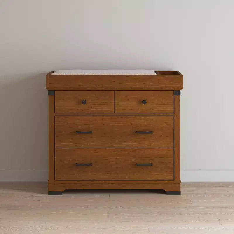 Child Craft Redmond 3 Drawer Dresser for Nursery or Bedroom, Plenty of Storage, Anti-Tip Kit Included to Prevent Tipping, Non-Toxic, Baby Safe Finish