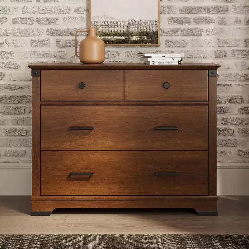 Child Craft Redmond 3 Drawer Dresser for Nursery or Bedroom, Plenty of Storage, Anti-Tip Kit Included to Prevent Tipping, Non-Toxic, Baby Safe Finish
