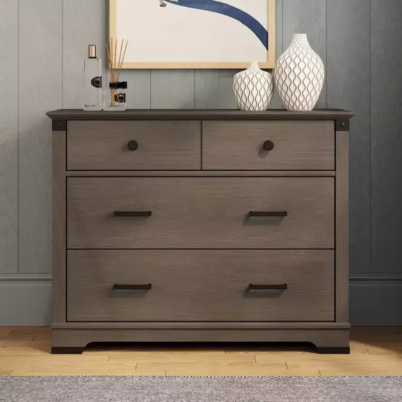 Child Craft Redmond 3 Drawer Dresser for Nursery or Bedroom, Plenty of Storage, Anti-Tip Kit Included to Prevent Tipping, Non-Toxic, Baby Safe Finish
