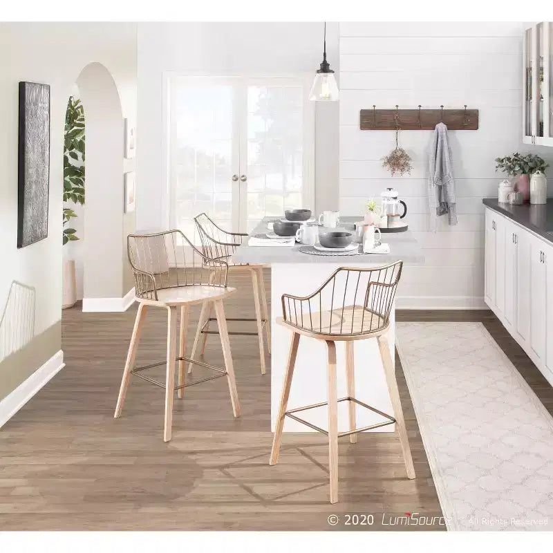 26 Winston Counter Height Barstool - LumiSource