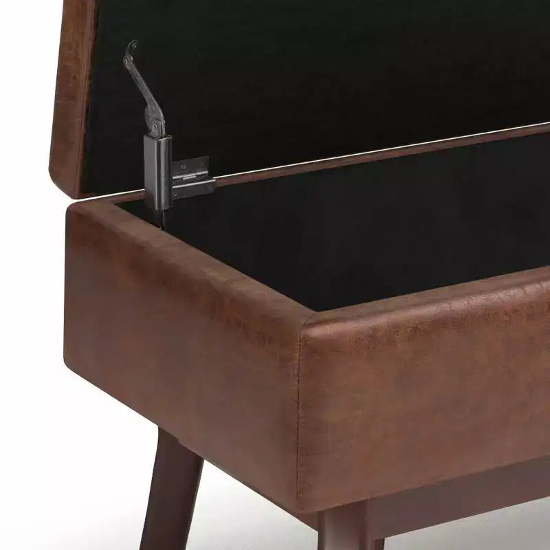 Small Ethan Rectangular Storage Ottoman and benches - WyndenHall