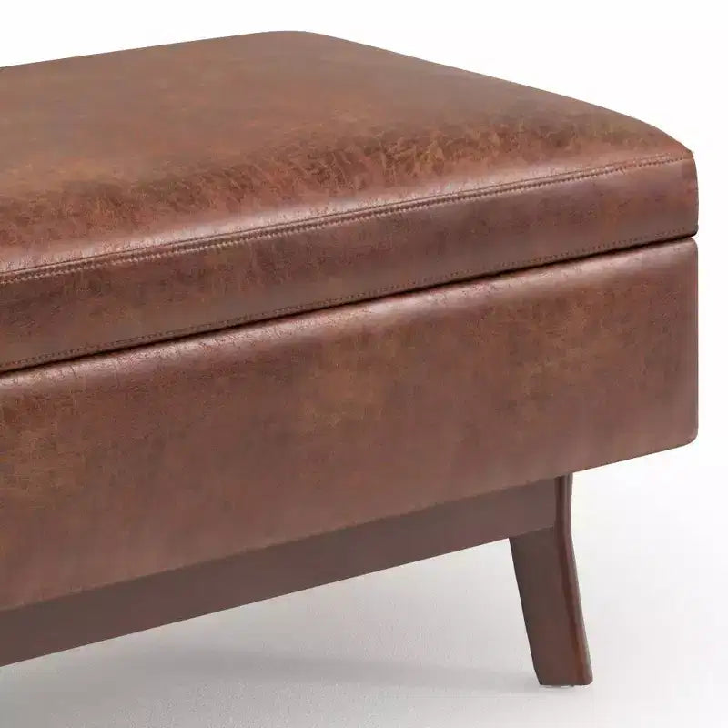 Small Ethan Rectangular Storage Ottoman and benches - WyndenHall