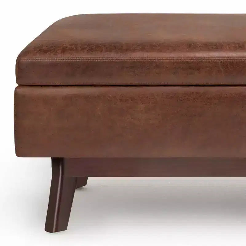 Small Ethan Rectangular Storage Ottoman and benches - WyndenHall