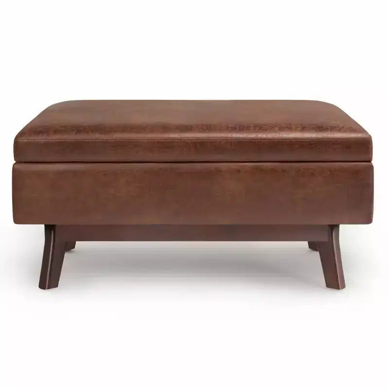 Small Ethan Rectangular Storage Ottoman and benches - WyndenHall
