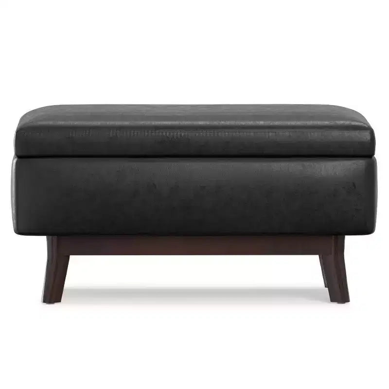 Small Ethan Rectangular Storage Ottoman and benches - WyndenHall