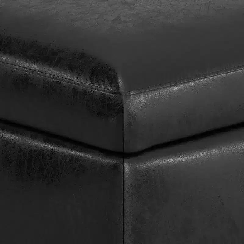 Small Ethan Rectangular Storage Ottoman and benches - WyndenHall