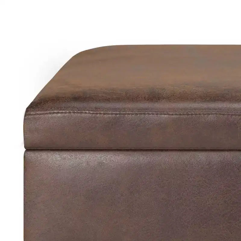 Small Ethan Rectangular Storage Ottoman and benches - WyndenHall