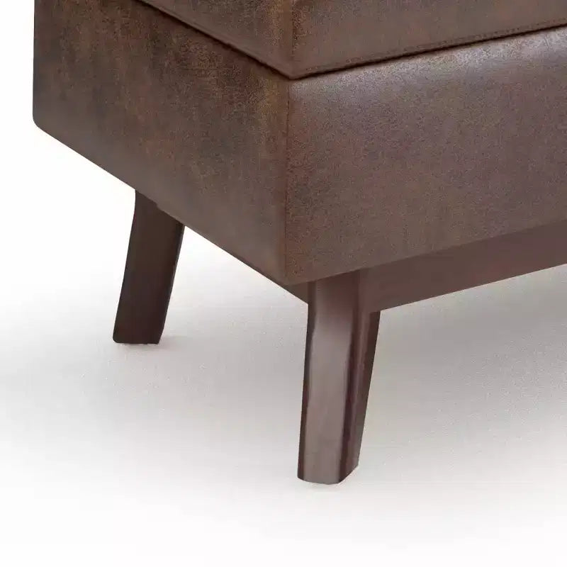 Small Ethan Rectangular Storage Ottoman and benches - WyndenHall