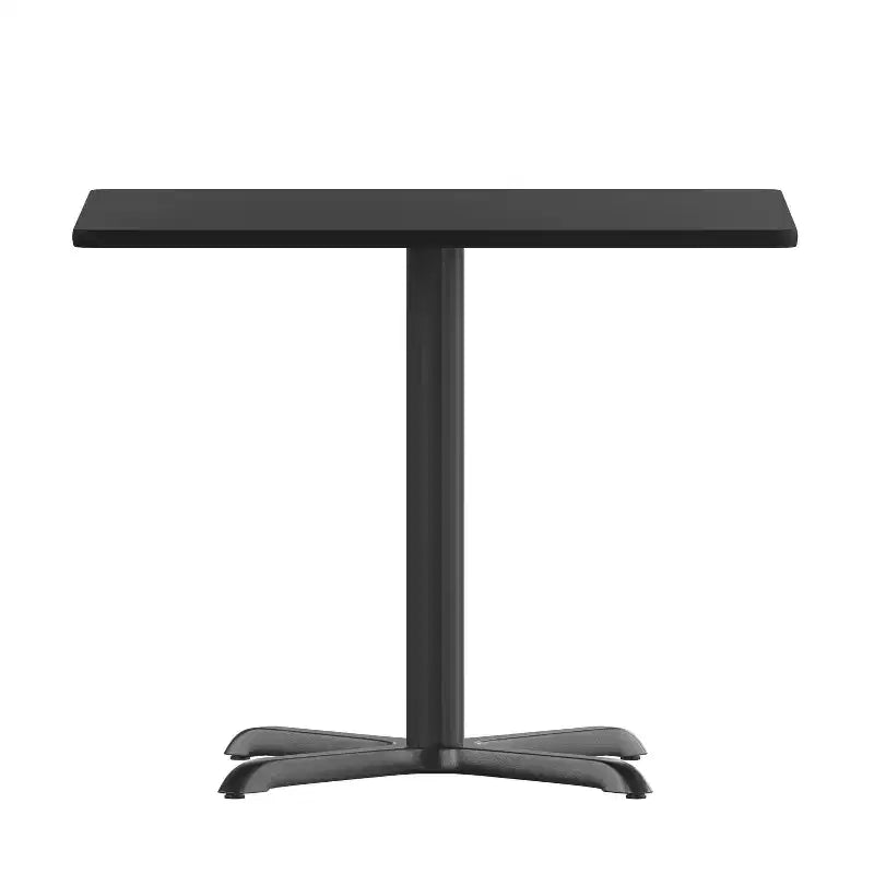 Emma and Oliver 36 Square Laminate Table Top with 30x30 Table Height Base