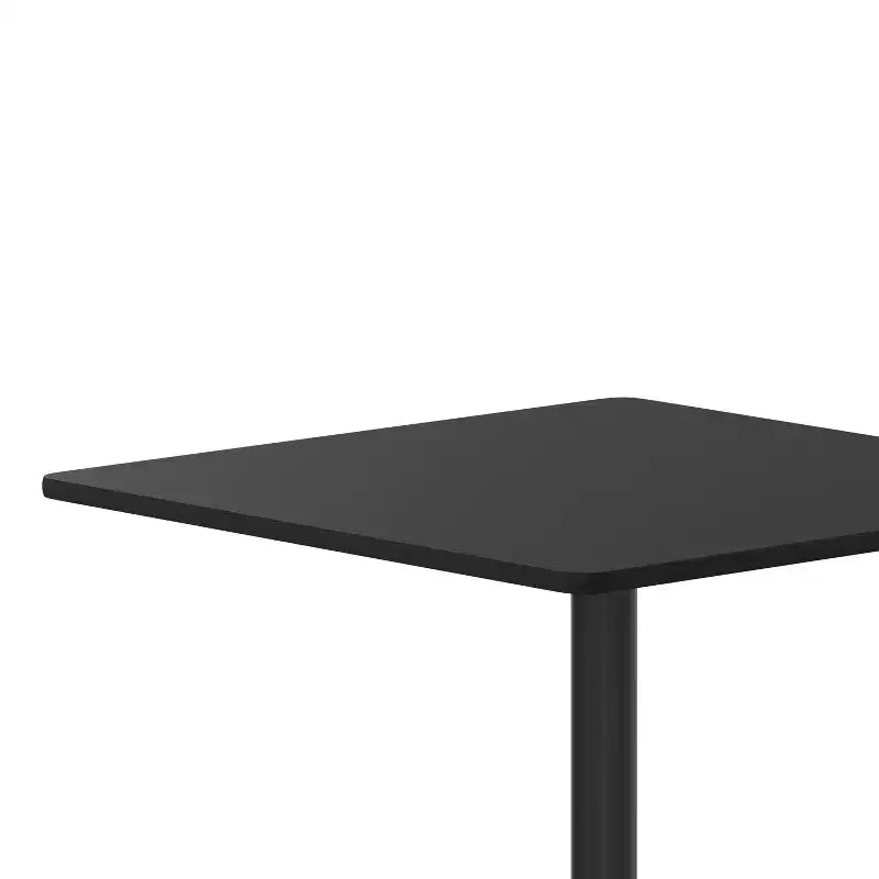 Emma and Oliver 36 Square Laminate Table Top with 30x30 Table Height Base