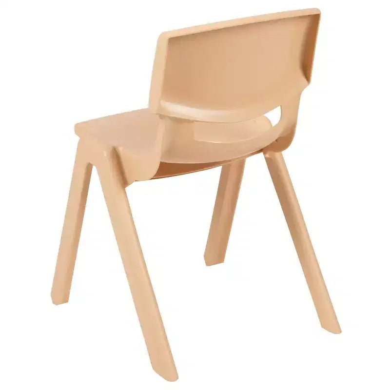 Emma and Oliver 2 Pack Plastic Stack School Chair with 13.25H Seat, K-2 School Chair