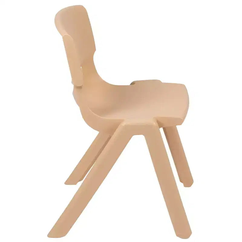 Emma and Oliver 2 Pack Plastic Stack School Chair with 13.25H Seat, K-2 School Chair