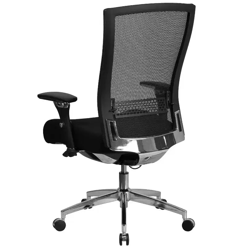 Emma and Oliver 24/7 300 lb. Rated High Back Swivel Seat Slider Lumbar Ergonomic Office Chair