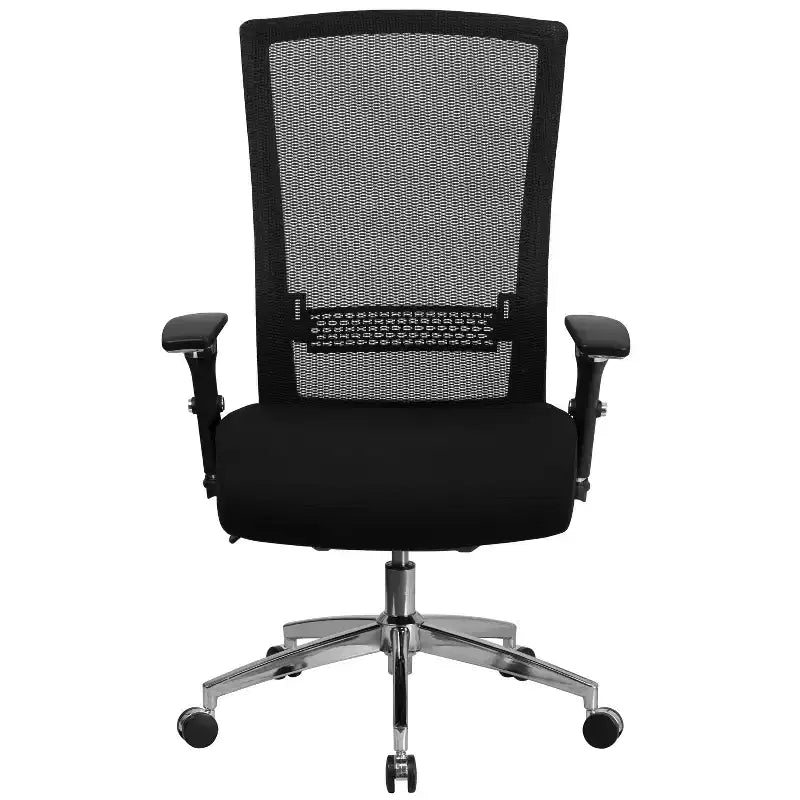 Emma and Oliver 24/7 300 lb. Rated High Back Swivel Seat Slider Lumbar Ergonomic Office Chair
