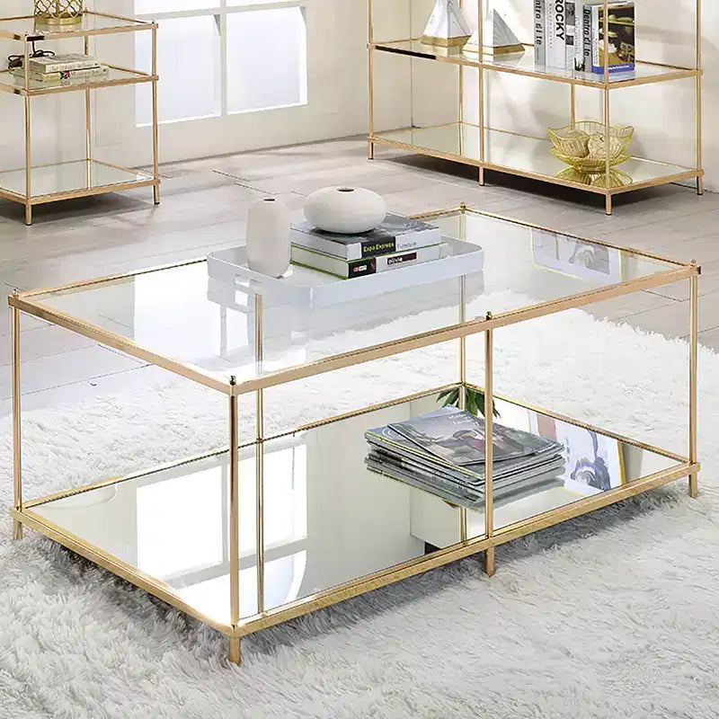 Lindenham Glass Top Coffee Table - miBasics