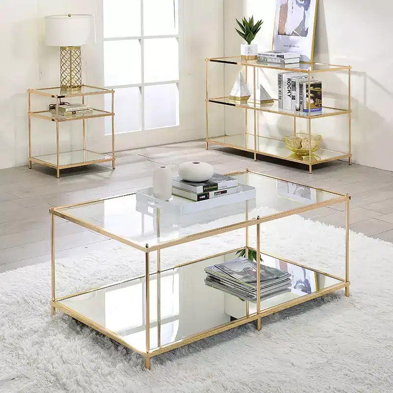Lindenham Glass Top Coffee Table - miBasics
