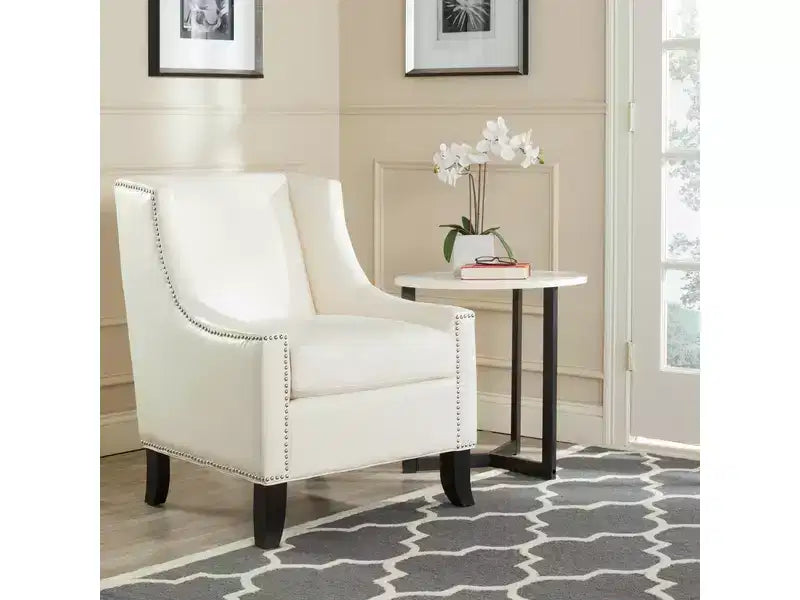 Daniel Club Chair - MCR4733 - Off White - Safavieh Couture